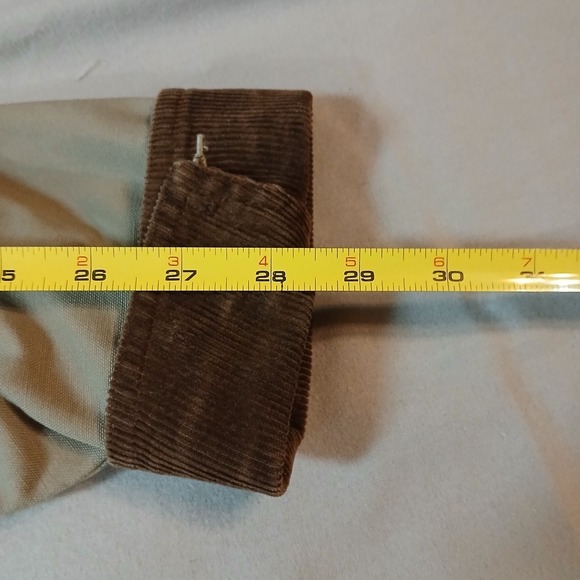 Vtg LL Bean Chore Jacket Women's Petite M Beige Corduroy Collar Barn Coat READ - Picture 12 of 12